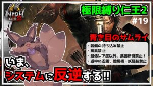 【仁王2】#19 装備は現地調達！縛る仁王2！(防具禁止、ボス戦以外術&妖怪技禁止、ドロップ武器(最低レア)のみ)～やりこみ縛りプレイ仁王2～【ろびんどっとちゃー】