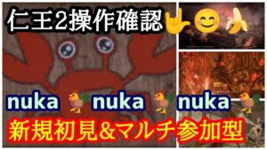 仁王2操作確認配信！まれびと&常世エンジョイな感じです！第328蟹！Thank You for comming＃初見歓迎＃マルチ参加型