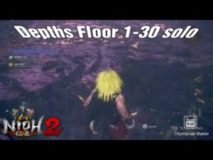 Nioh 2 仁王 Depths 1-30 solo after Multiplayer | Tiefen der Unterwelt | Nioh 2 Deutsch