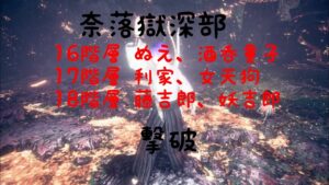 仁王2難行９で普通にレベル上げて奈落獄深部16階層～18階層