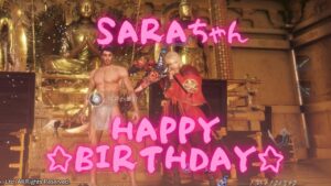 Saraちゃん　誕生日おめでとう🎁🎂✨　#仁王２