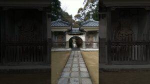 万願寺に移された多田院南大門の仁王像 #Shorts