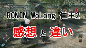 RONIN、WoLong、仁王2の違いとそれぞれの感想や気になるポイントをまとめてみた【Rise of the RONIN】